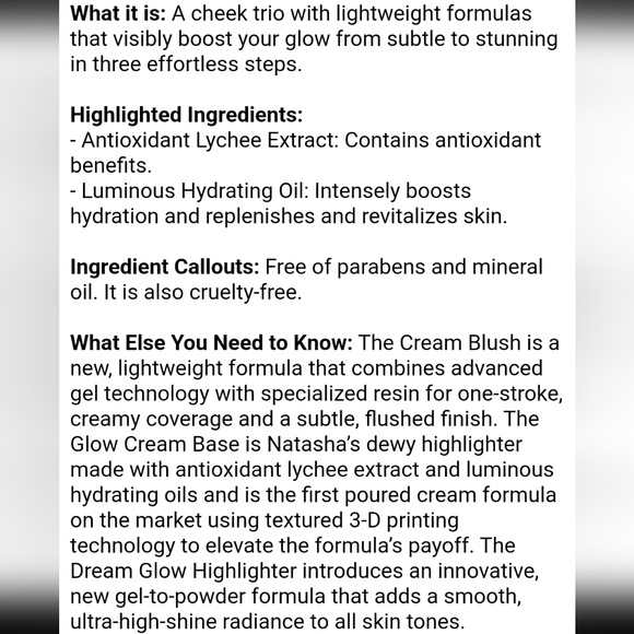 NIB Natasha Denona My Dream Cheek Trio Blush & Highlighter Palette - Picture 8 of 13